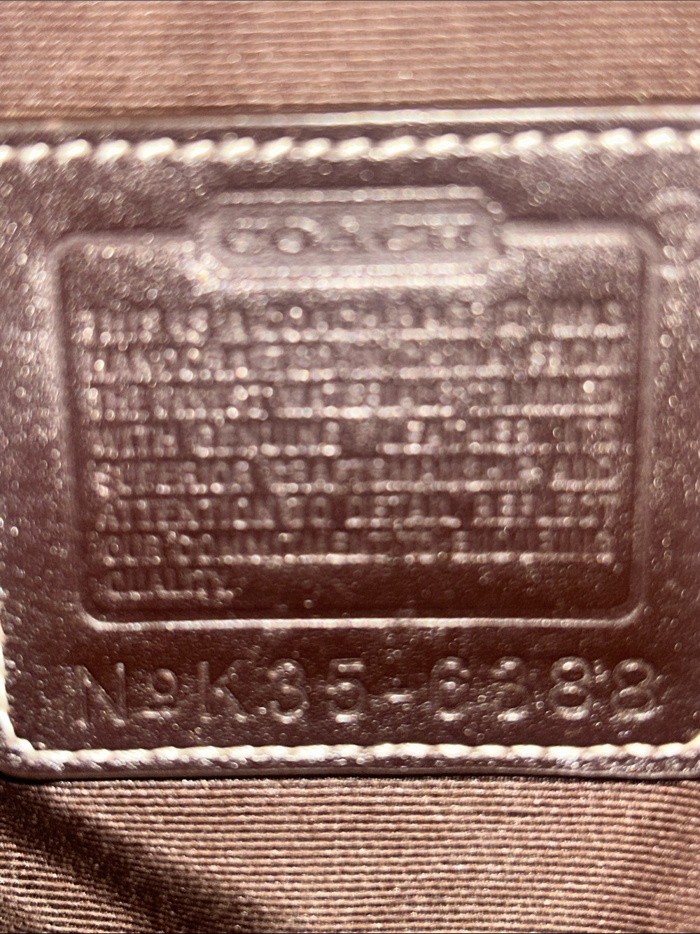 Coach Brown Signature Canvas and Dark Brown Leather Satchel - Picture 2 of 5